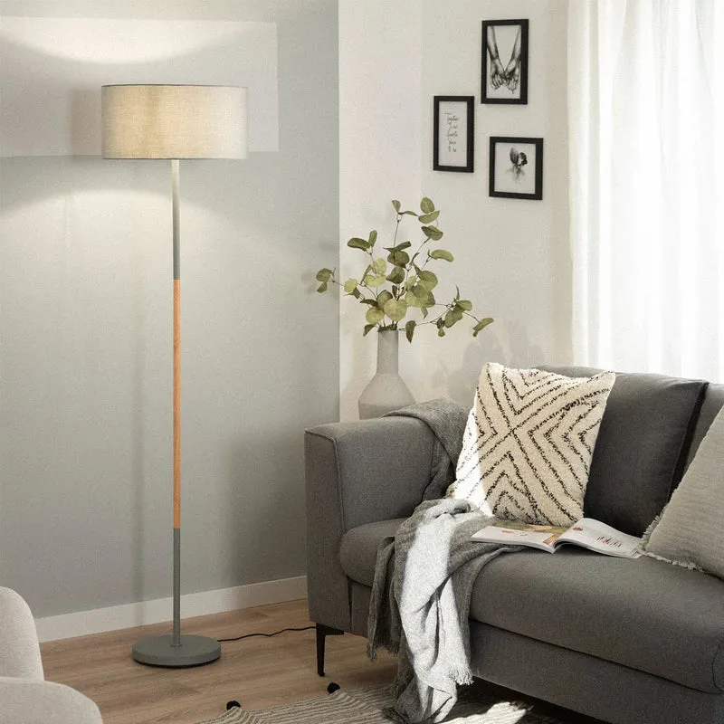Lampadaire Gris