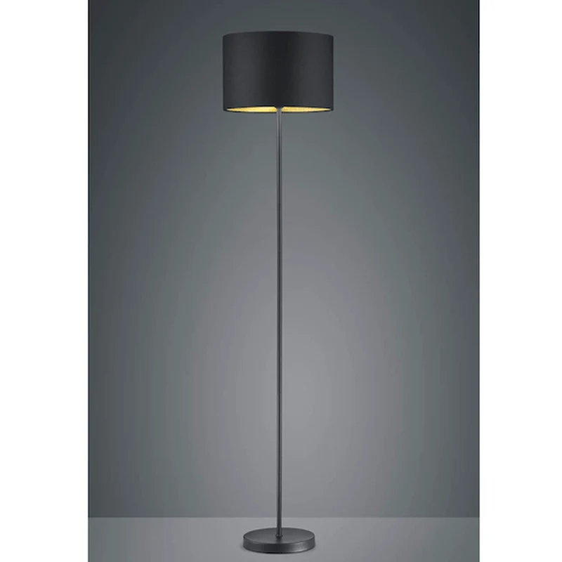 Lampadaire Noir Or