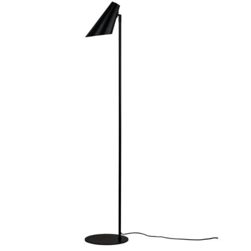 Lampadaire Noir Metal