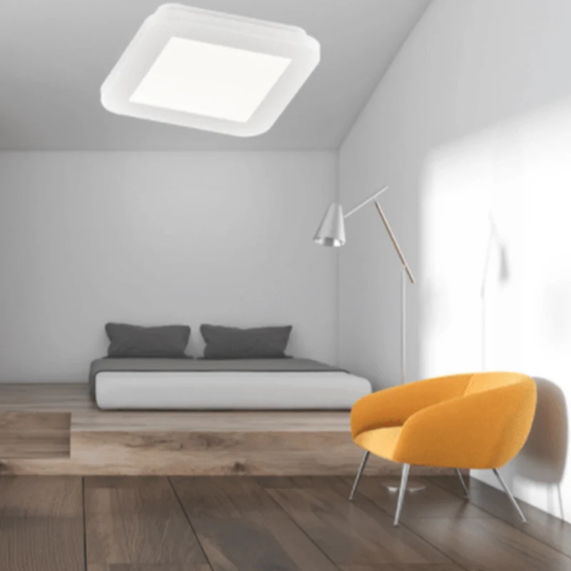 Plafonnier Carré Led Blanc