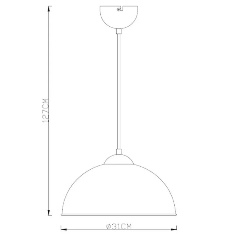 Suspension Cuivre Vintage