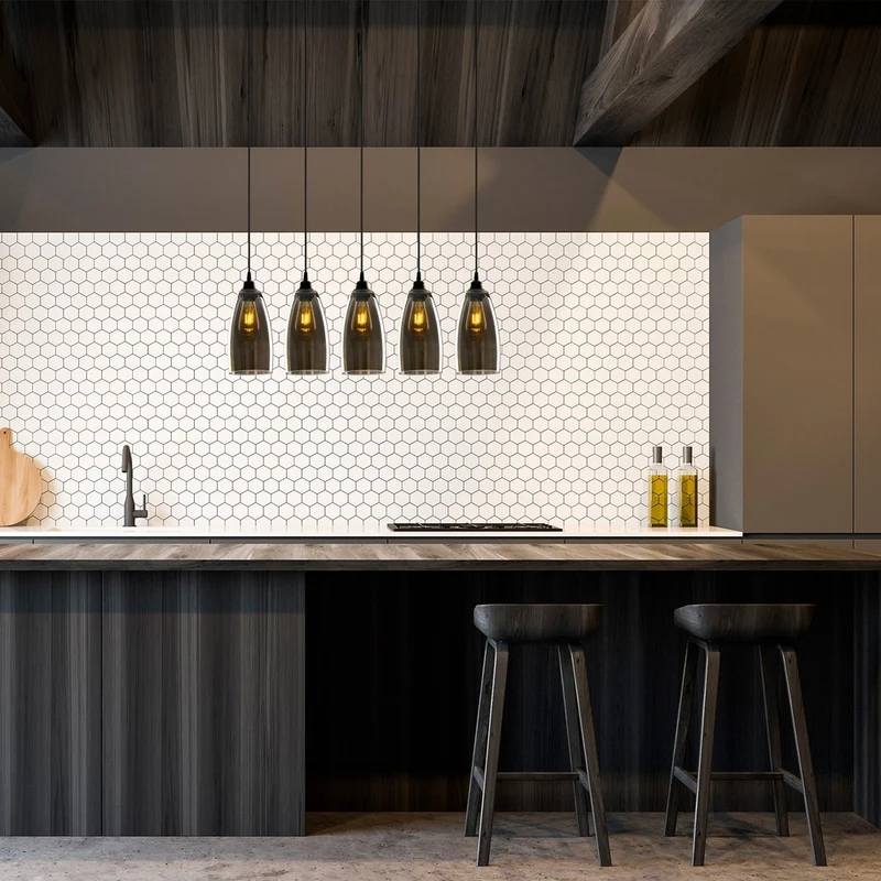 Lampe Suspension Verre Fumé