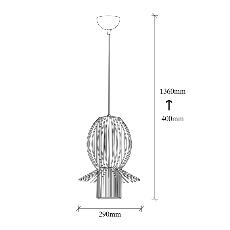 Suspension Vintage Ampoule
