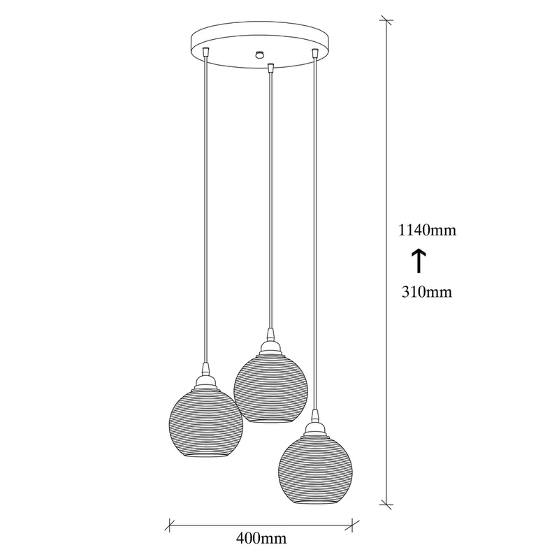 Luminaire Suspension Verre Vintage