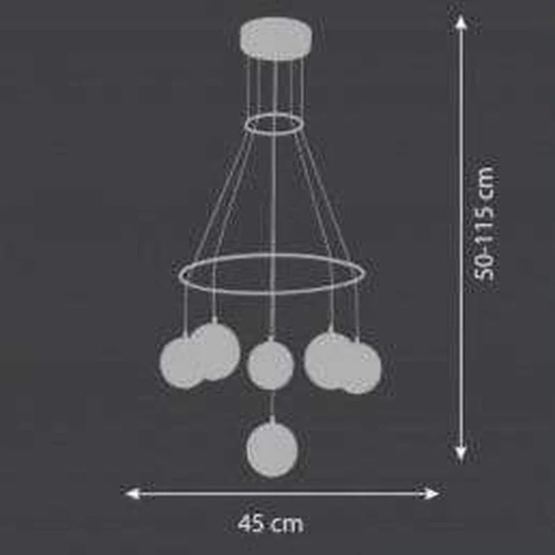 Lampe Suspension Dorée