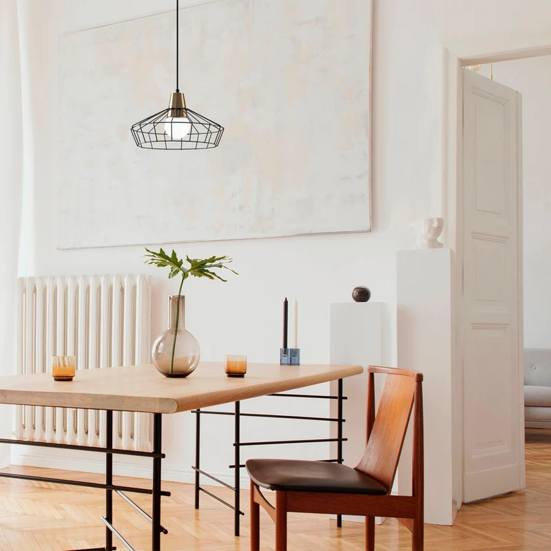 Abat Jour Noir Suspension