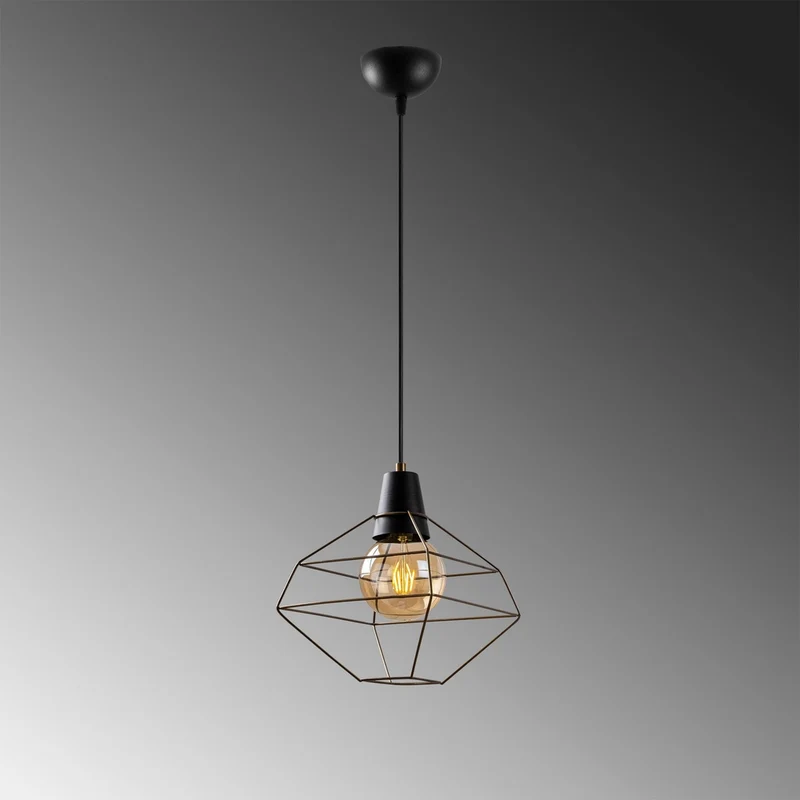 Suspension Led Design Noire