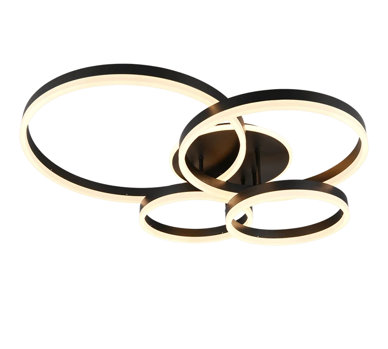 Plafonnier Noir Led