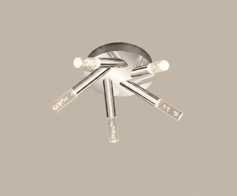 Plafonnier Chrome Led