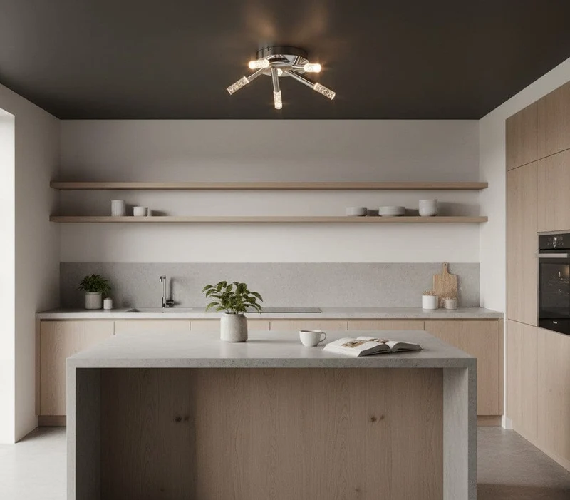 Plafonnier Chrome Led