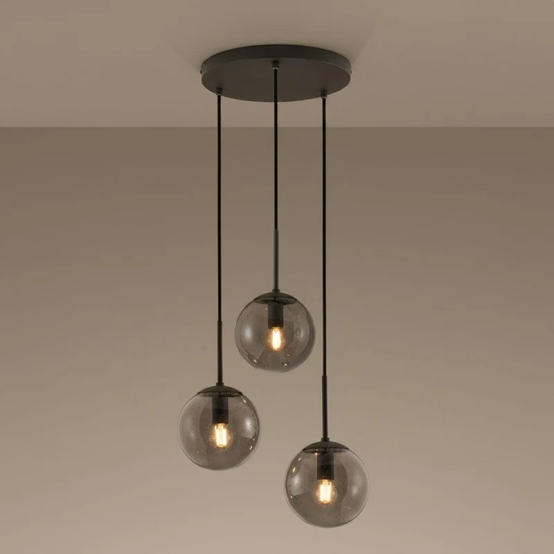 Suspension 3 Lampes Design