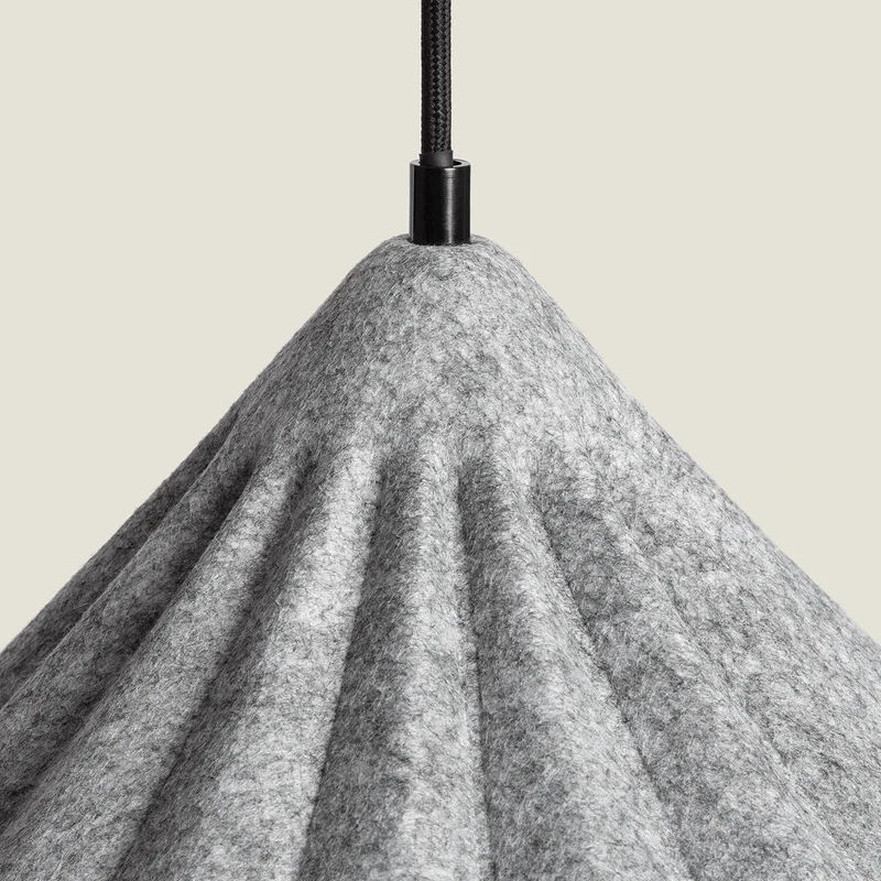Lampe Suspension Grise