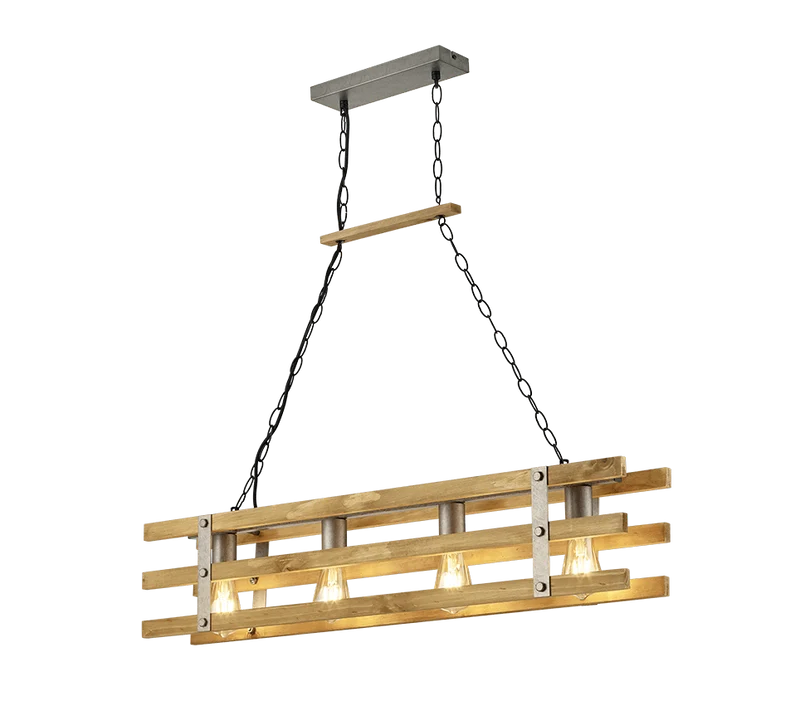 Suspension Bois Industriel