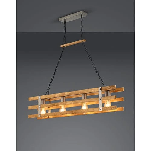 Suspension Bois Industriel