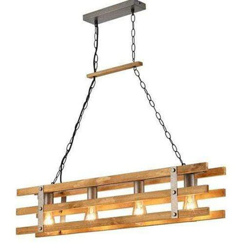 Suspension Bois Industriel