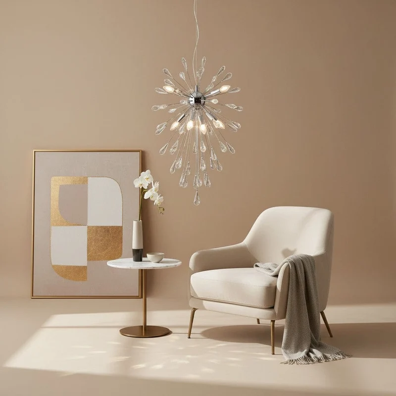 Suspension Luminaire Verre Transparent