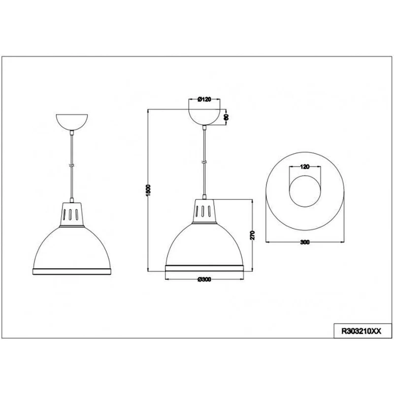 Suspension Chambre Grise
