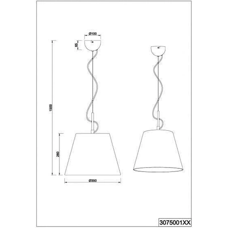 Lampe Salon Suspendu