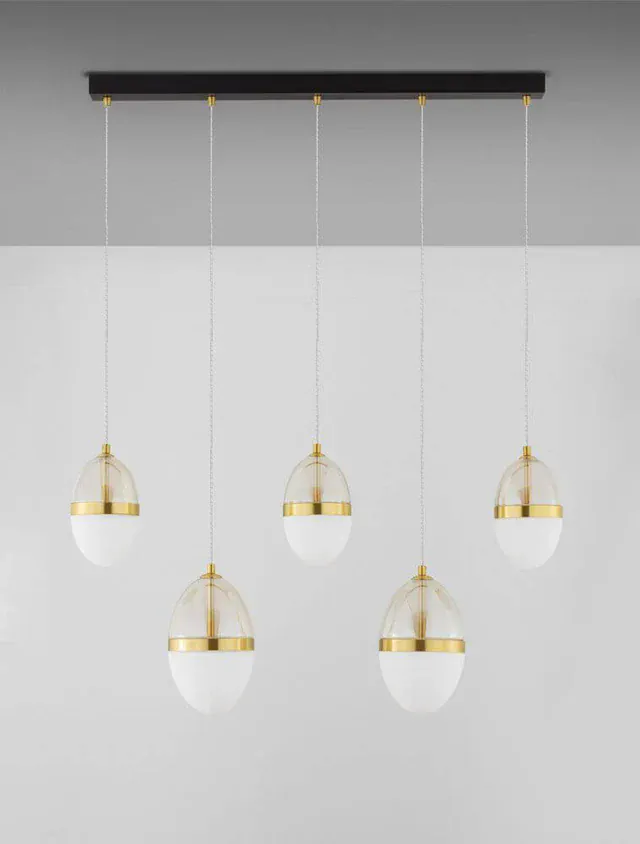 Lumiere Suspension 5 Lumieres
