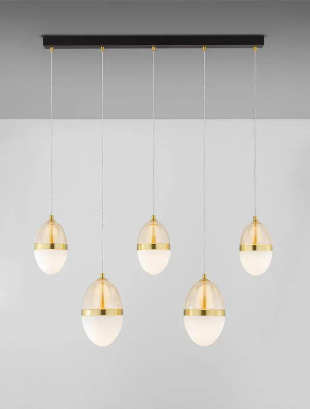 Lumiere Suspension 5 Lumieres