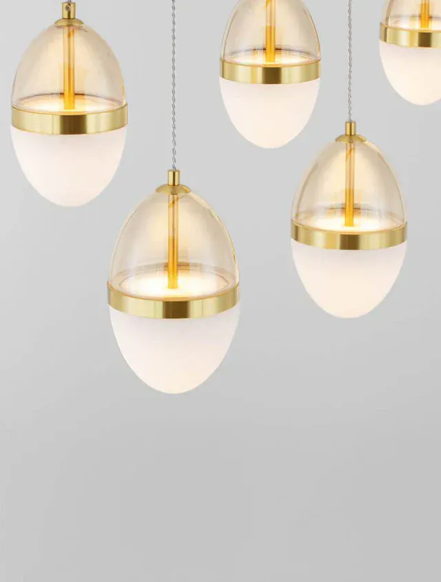 Lumiere Suspension 5 Lumieres