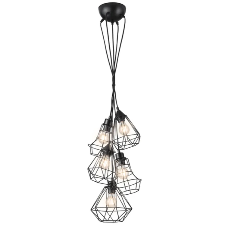 Suspension 5 Lampes Design