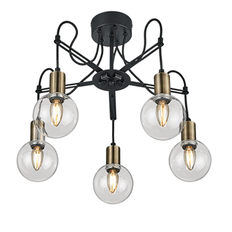 Plafonnier 5 Lampes