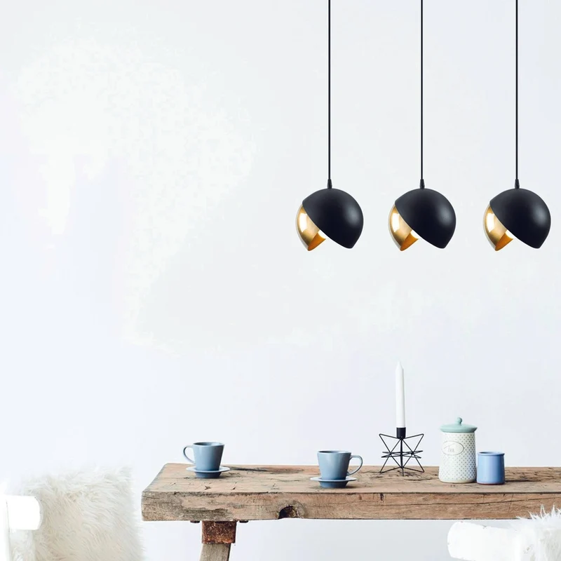 Suspension 3 Ampoules Noir