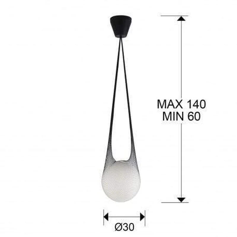 Suspension Globe Verre