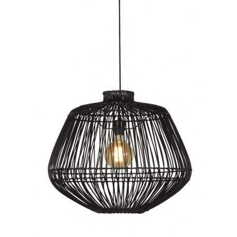 Luminaire Suspension Rotin