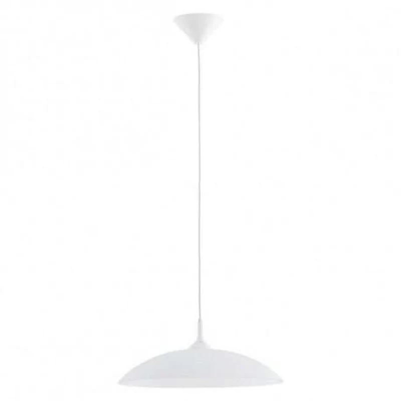 Suspension En Verre Blanc