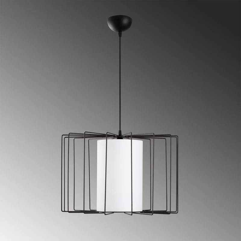 Suspension Carrée Noir