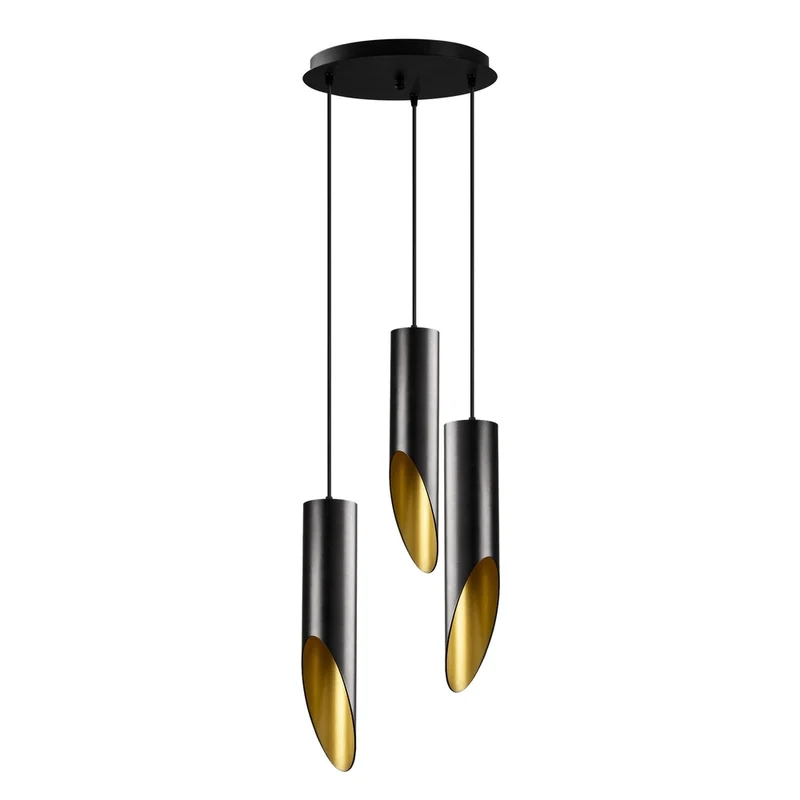 Suspension Industrielle 3 Lampes
