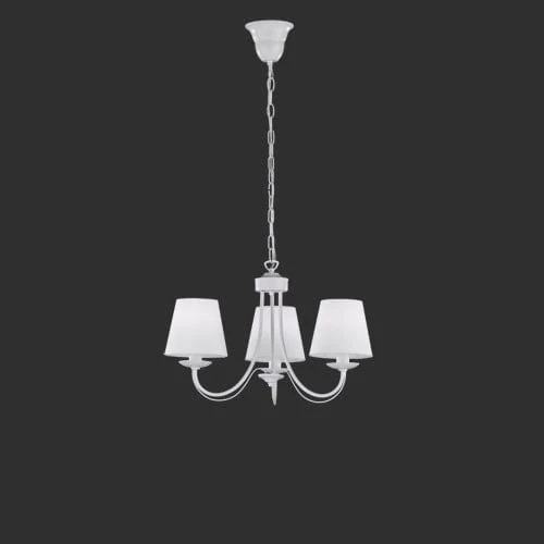 Lustre 3 Branches Blanc