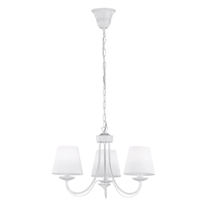 Lustre 3 Branches Blanc