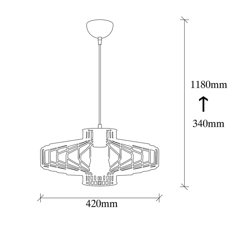 Lampe Suspendue Noir