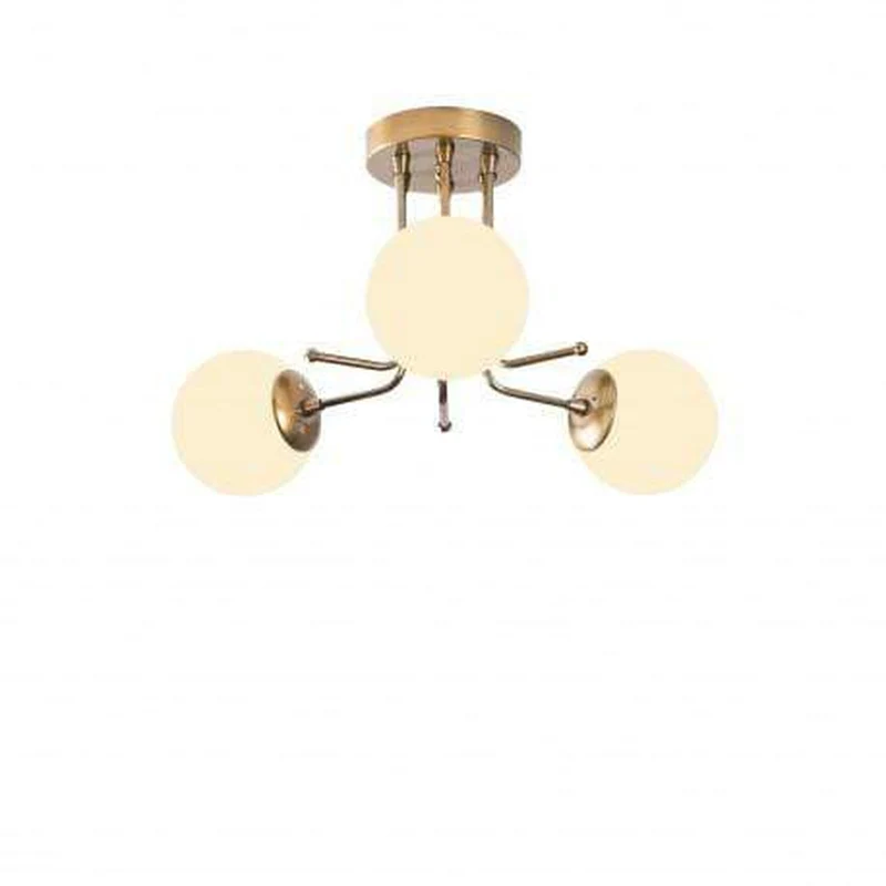 Plafonnier Blanc Or