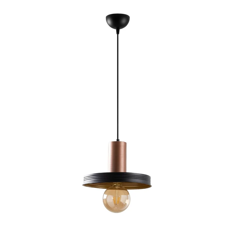 Suspension Metal Filaire Noir