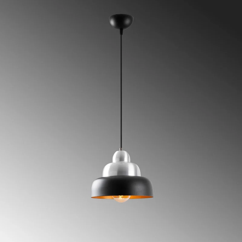 Suspension Filaire Metal Noir
