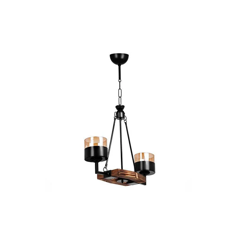 Lustre Bois Rustique