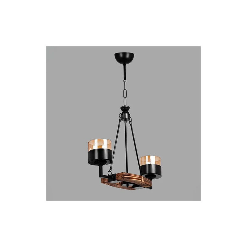 Lustre Bois Rustique