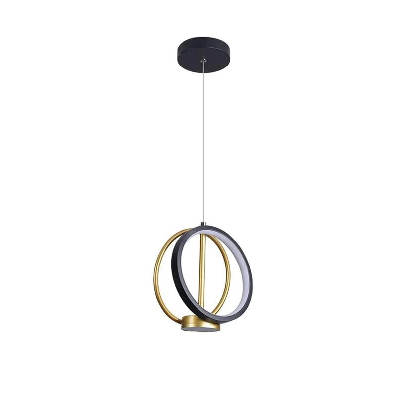 Lustre Rond Noir