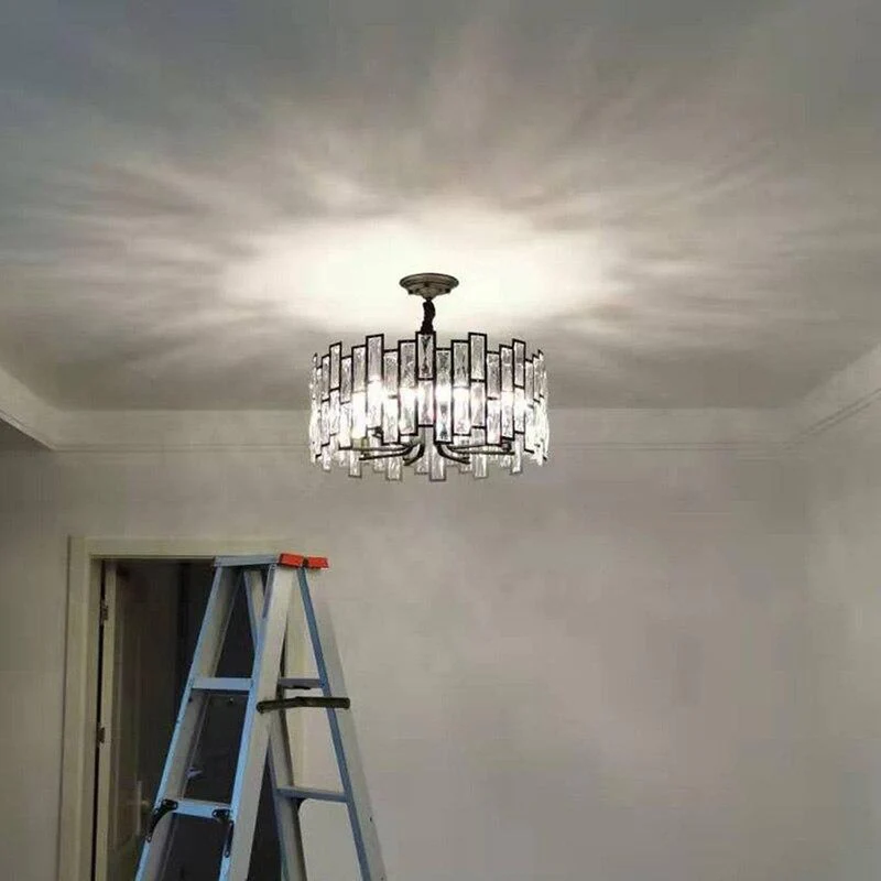Grand Lustre Métal