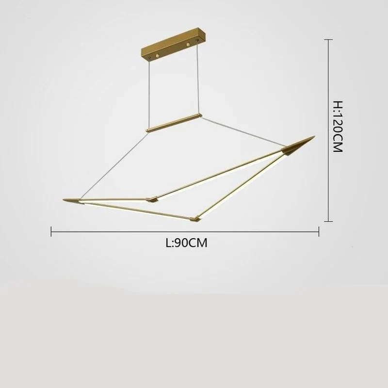 Lustre En Aluminium