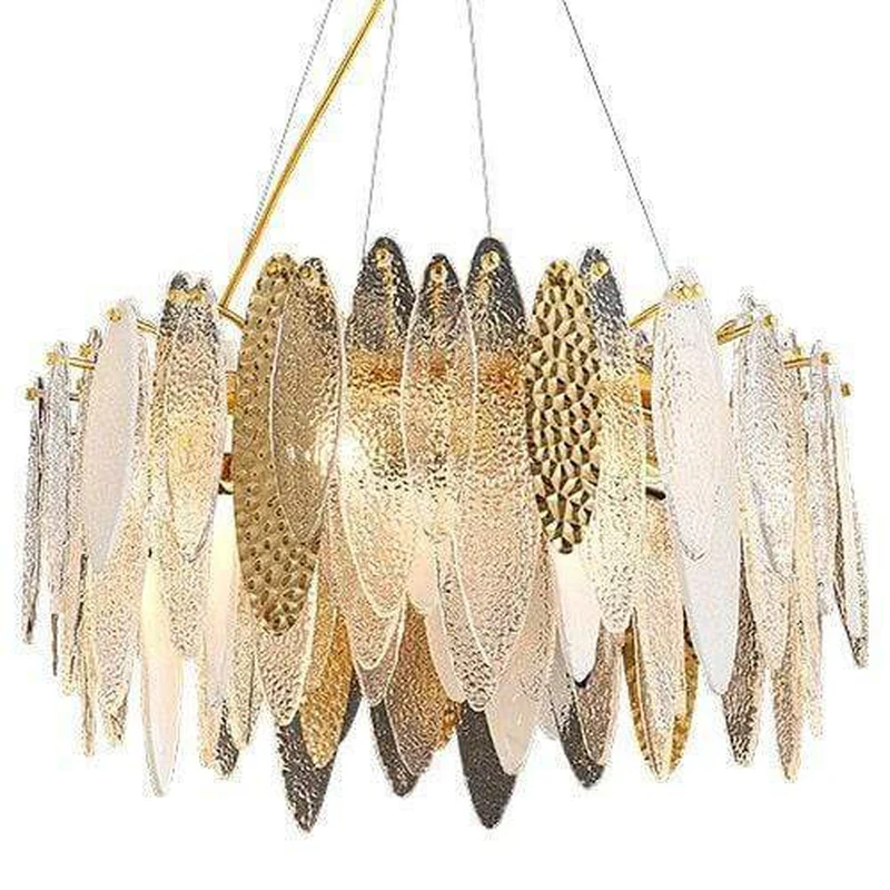 Lustre En Verre Rond