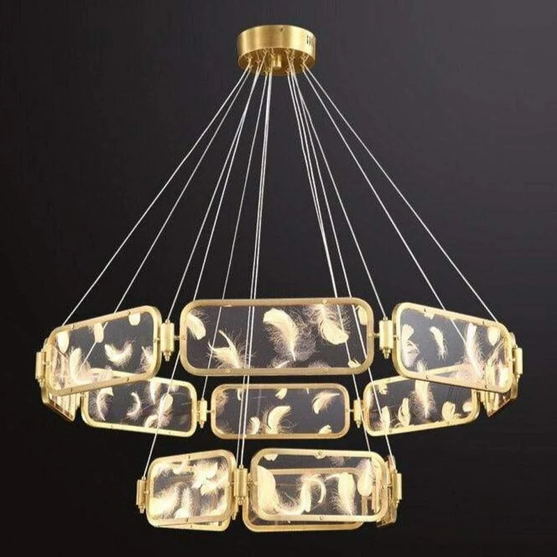 Lustre Cristal Or