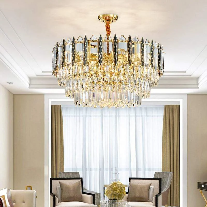 Lustre En Verre Transparent