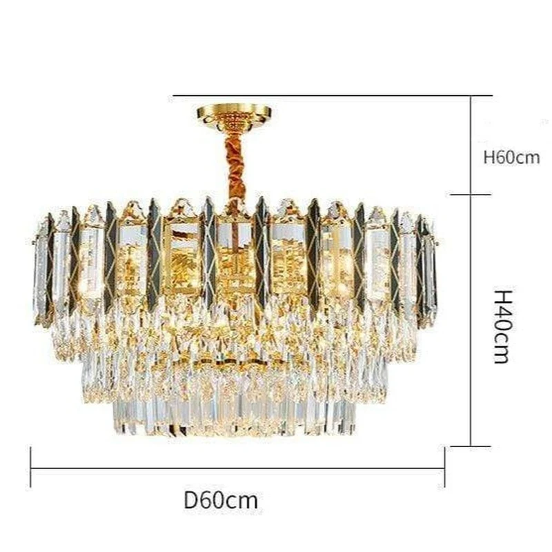 Lustre En Verre Transparent