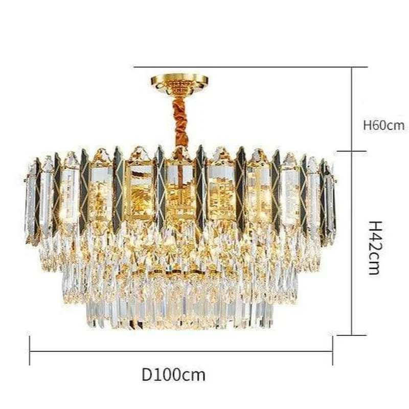 Lustre En Verre Transparent
