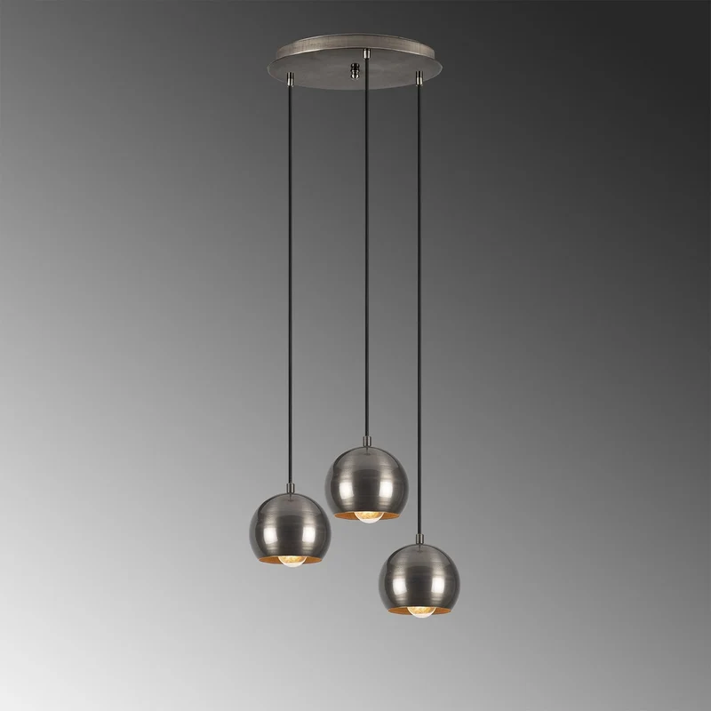 Suspension Metal Argente